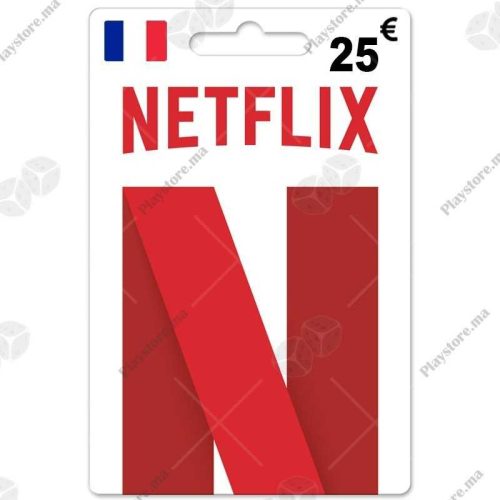 Netflix 25 Euro France